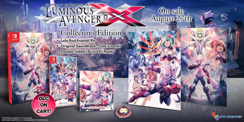 Gunvolt Chronicles Luminous Avenger IX Physical Edition PreOrders Now