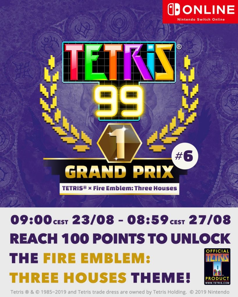 Tetris 99's Next Grand Prix Lets You Unlock a Fire Emblem: Three Houses  Theme in a New Collaboration • The Mako Reactor