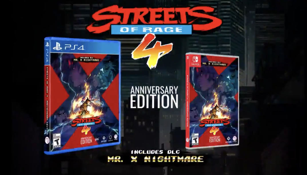 streets of rage 4 dlc release date