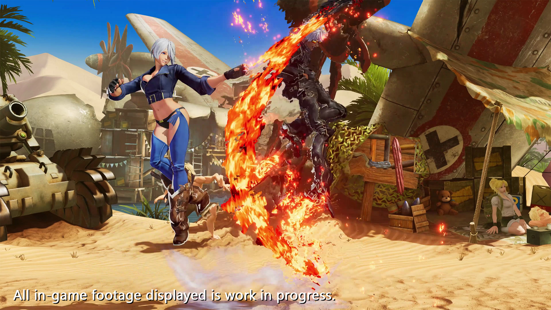 The King of Fighters XV Angel Gameplay Trailer Released • The Mako Reactor