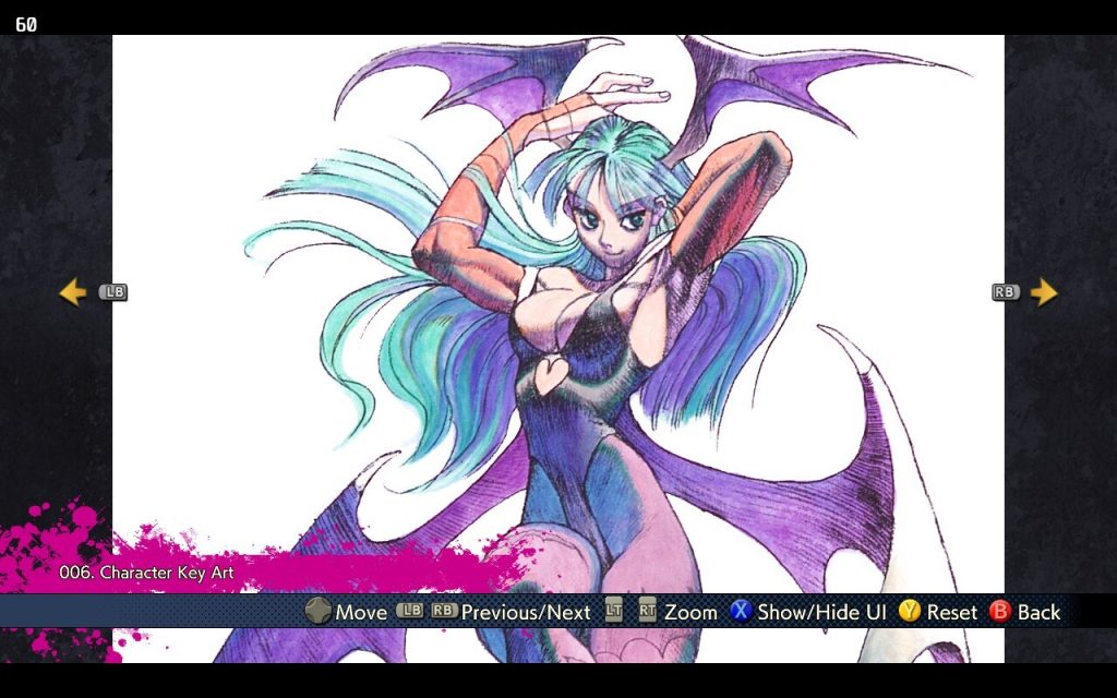 Capcom Fighting Collection PC review Steam Deck gallery morrigan art