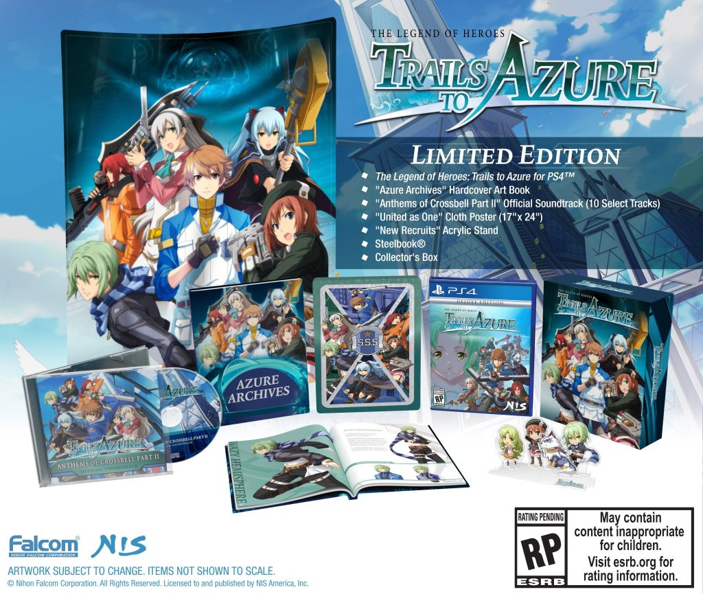 The Legend of Heroes: Trails to Azure Limited Edition