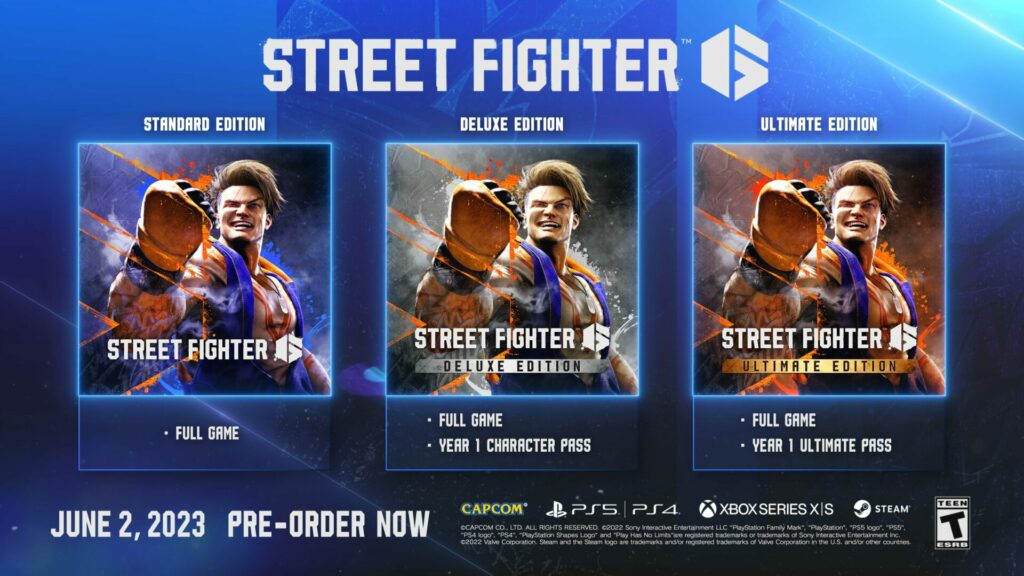 Street Fighter 6 digital edition pre-order